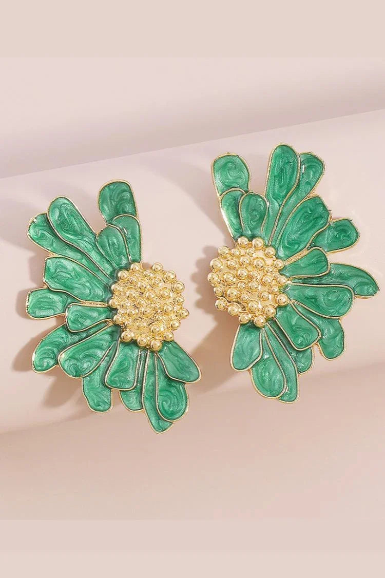 Statement Sibyl Demi-flower Earrings