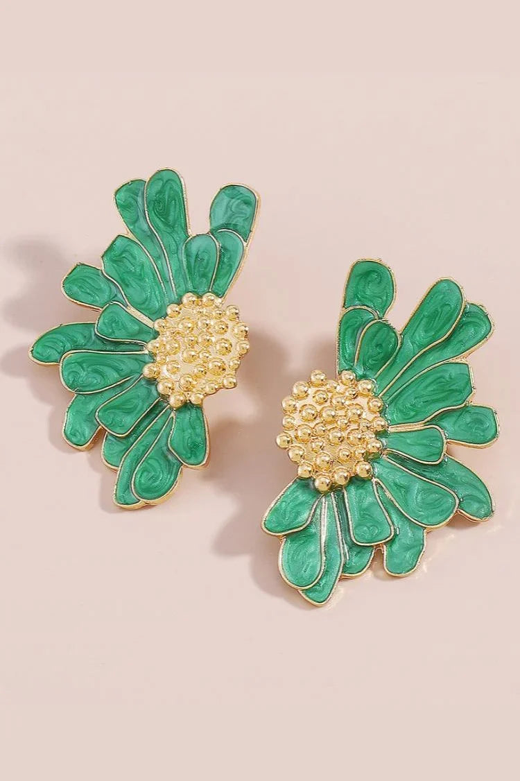 Statement Sibyl Demi-flower Earrings