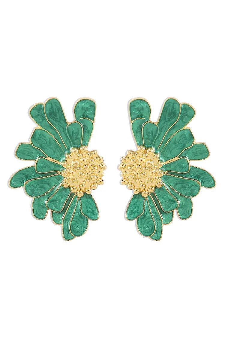 Statement Sibyl Demi-flower Earrings