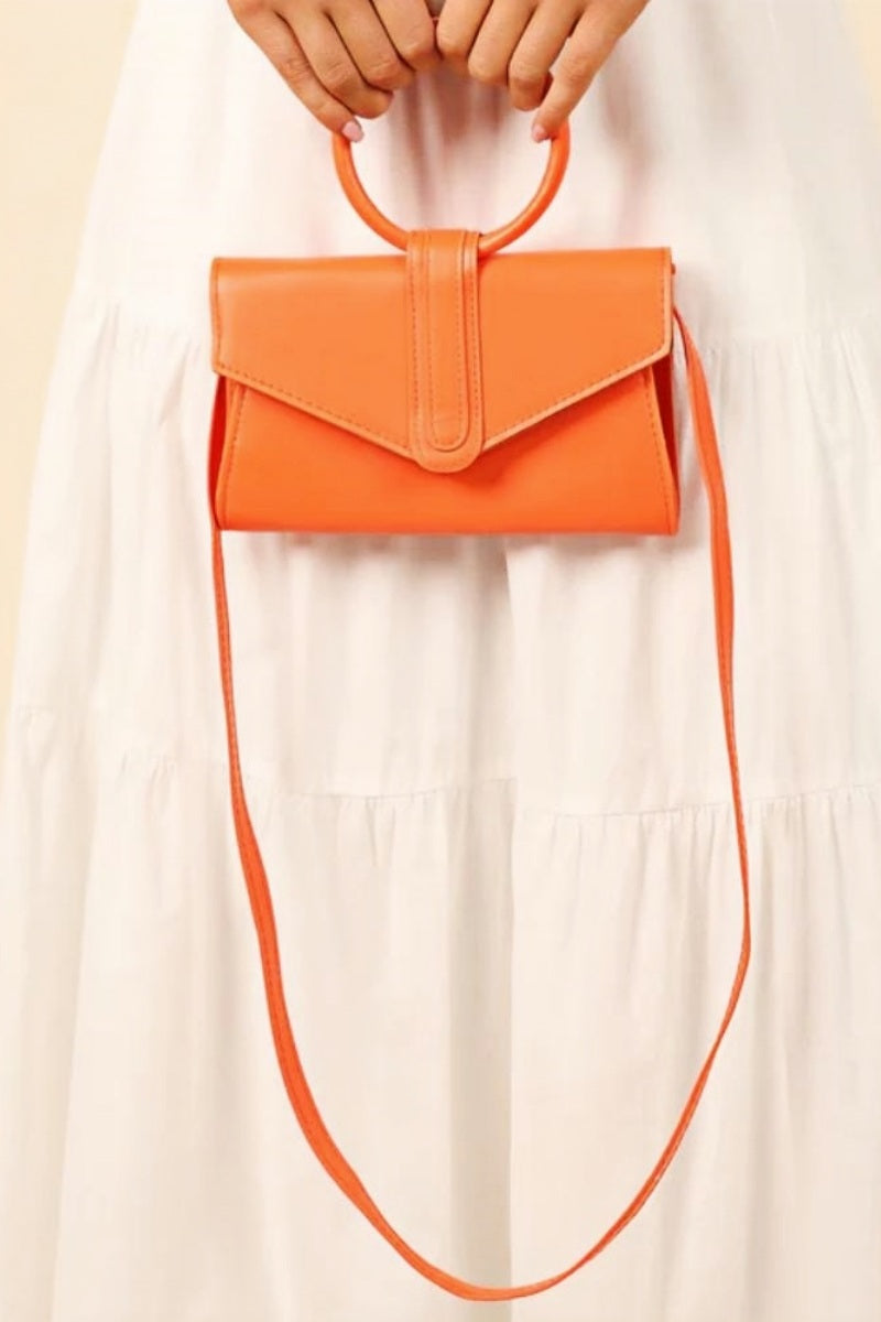 Modern Spring Leather Multi-way Envelop Bag