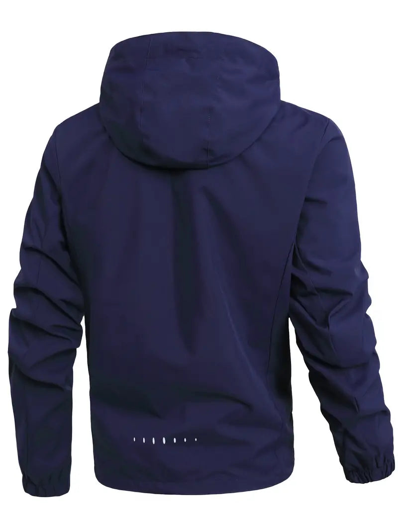 Water-Resistant Polyester Windbreaker