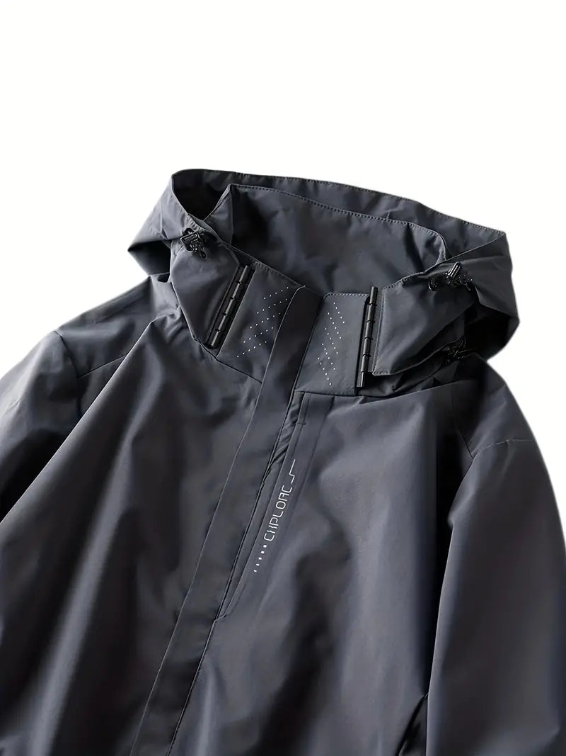 Water-Resistant Polyester Windbreaker