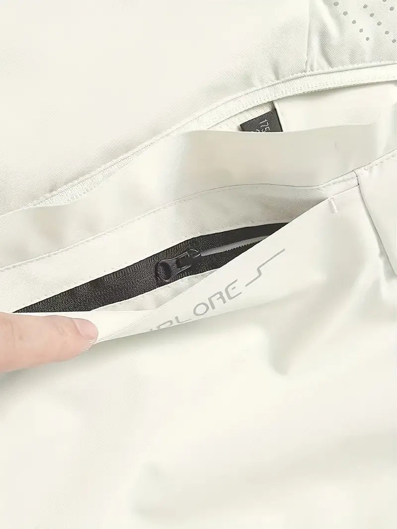 Water-Resistant Polyester Windbreaker