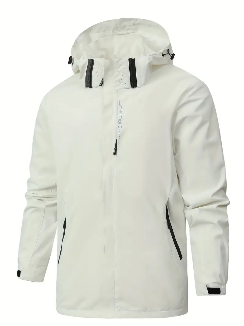 Water-Resistant Polyester Windbreaker