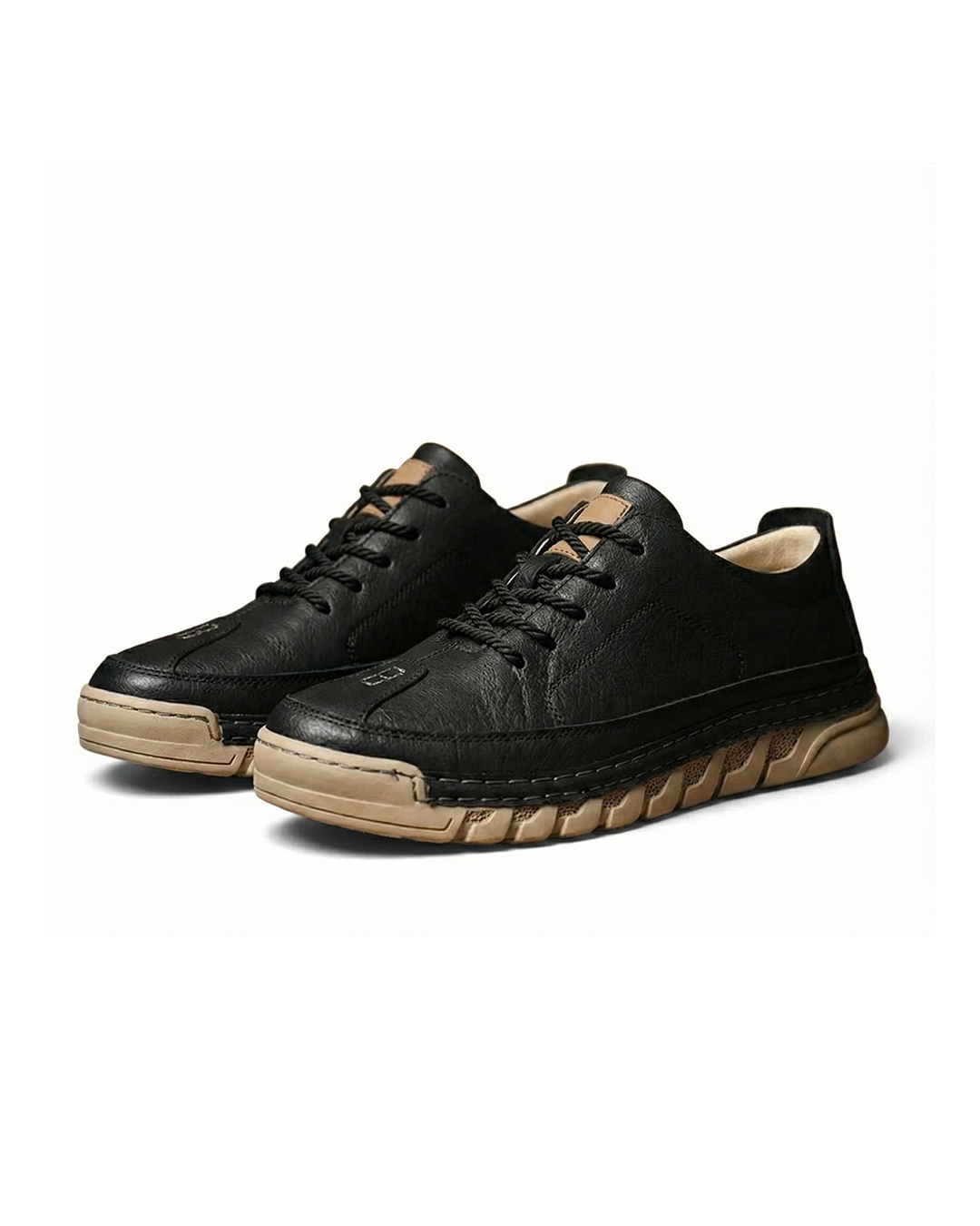 Full-Grain Leather Shoes with Precision Stitching