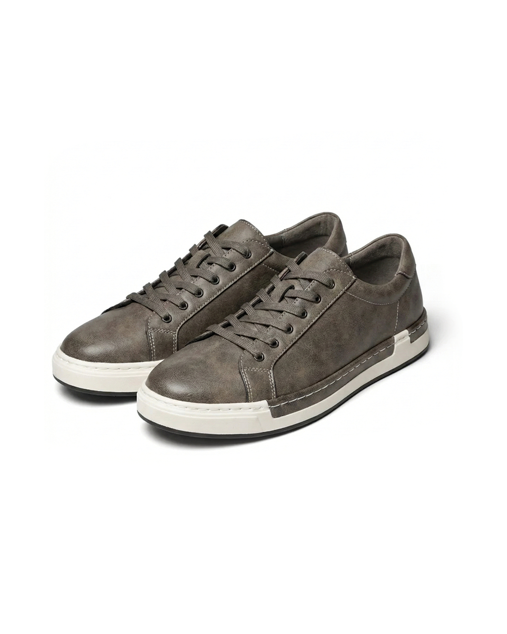 Vegan Leather Sneakers with All-Day Comfort