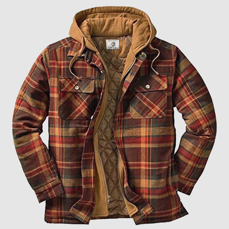 Warm Jacket with Button Front