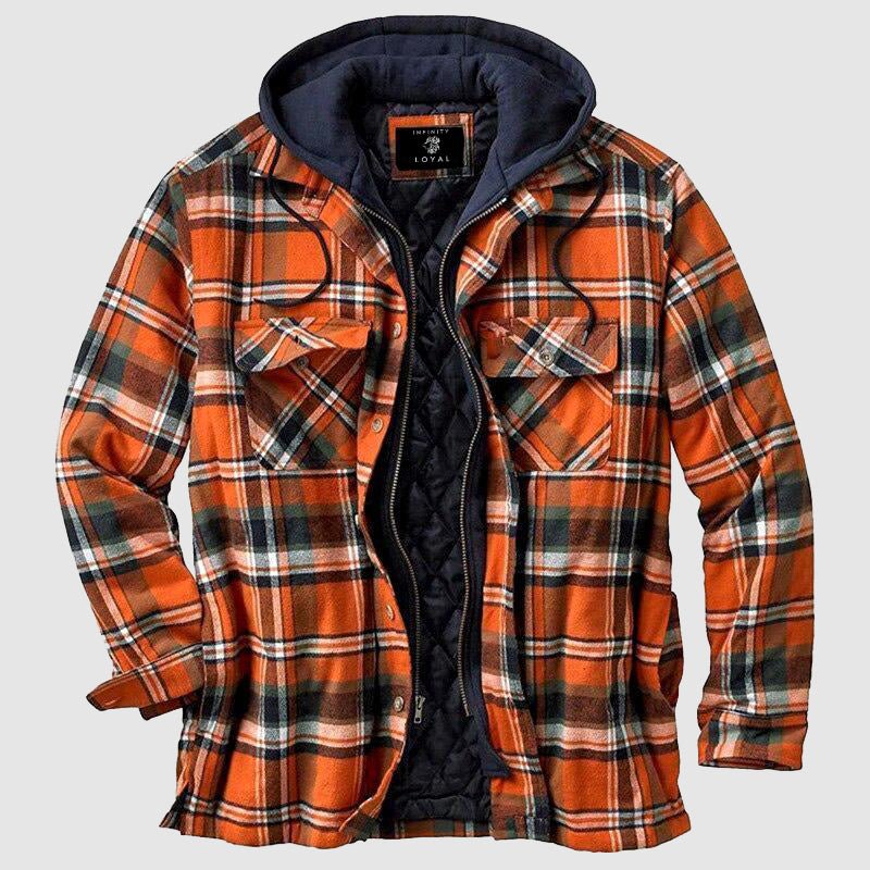 Warm Jacket with Button Front