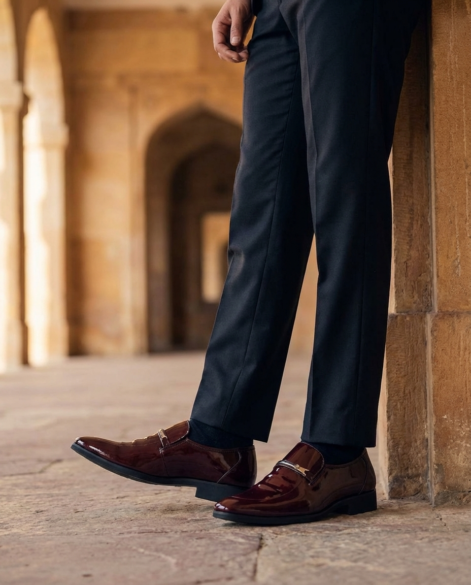 Smart-Casual Polished Leather Loafers