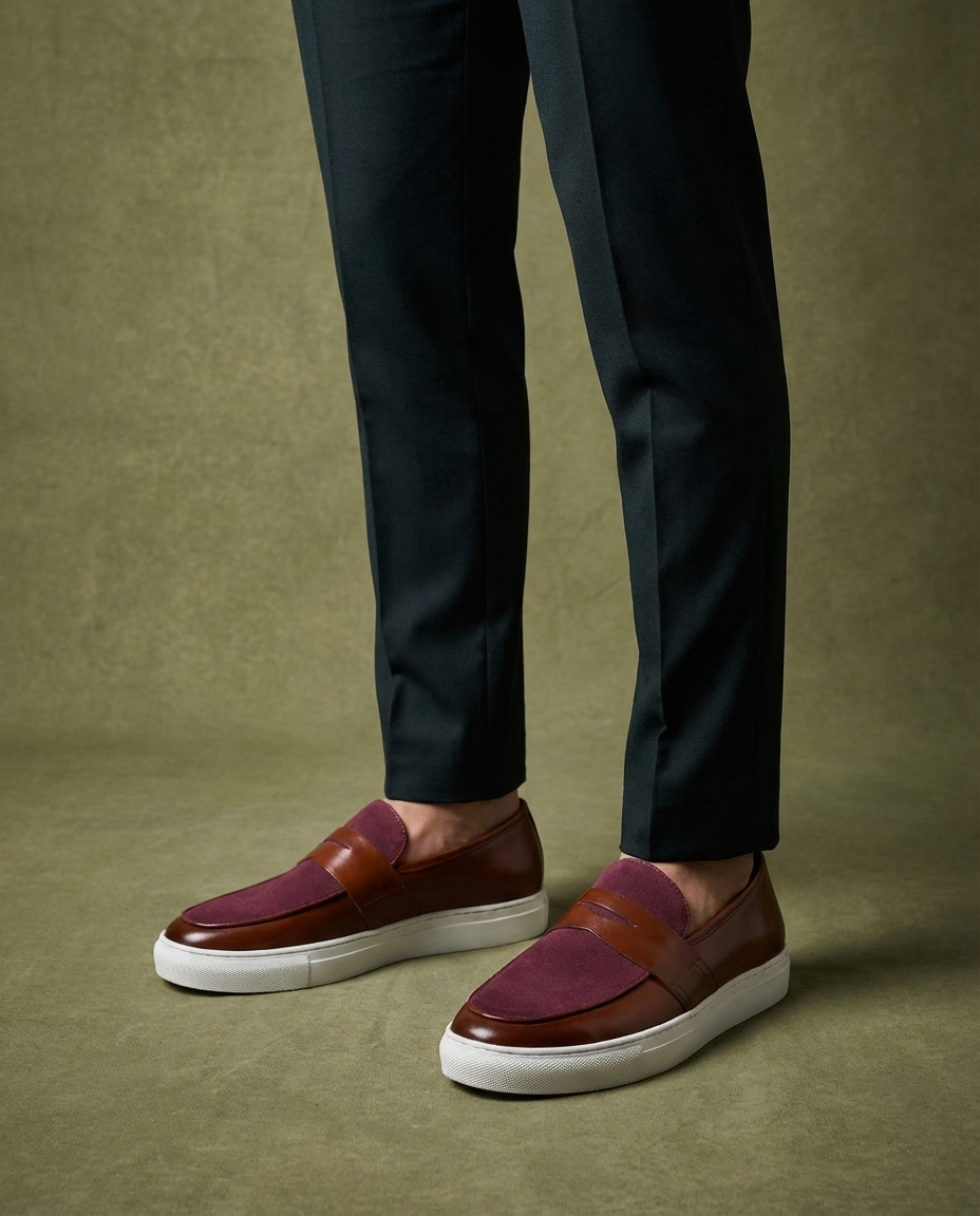 Full-Grain Leather Loafers with Reinforced Stitching