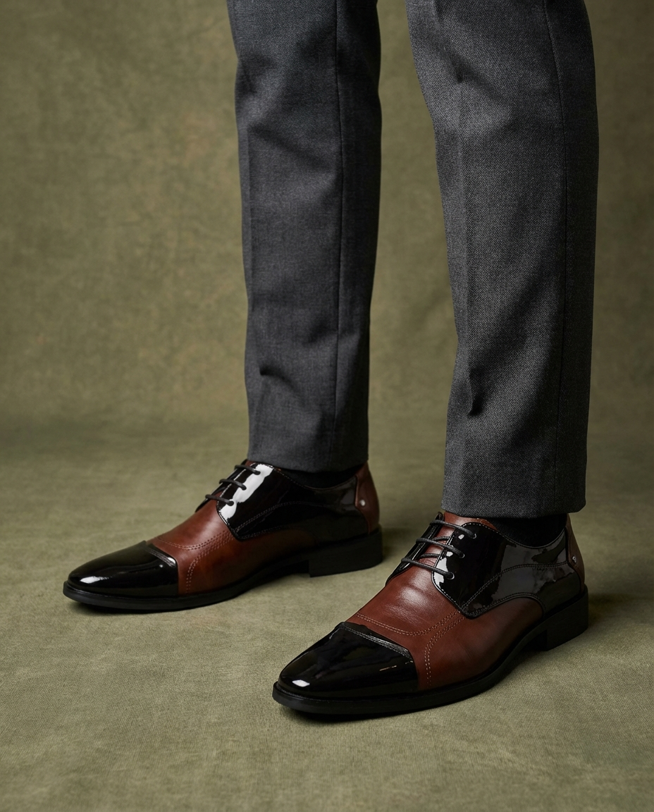 Refined Full-Grain Leather Oxford Shoes