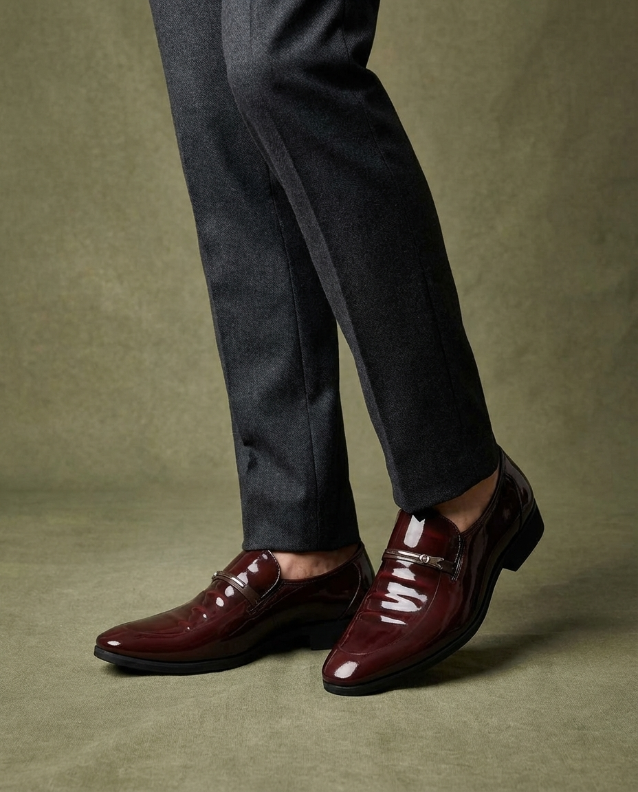 Smart-Casual Polished Leather Loafers