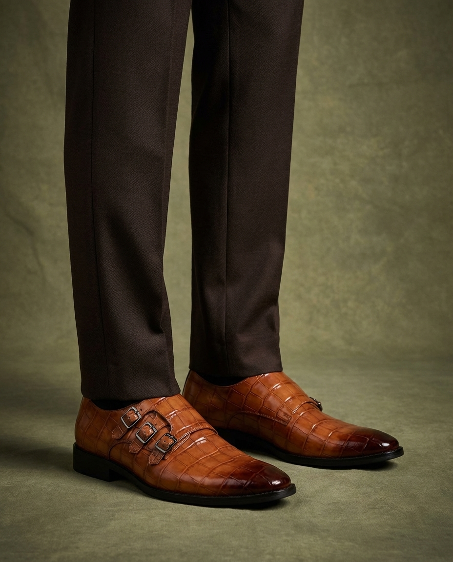 Refined Full-Grain Leather Oxford Shoes with Patina Finish