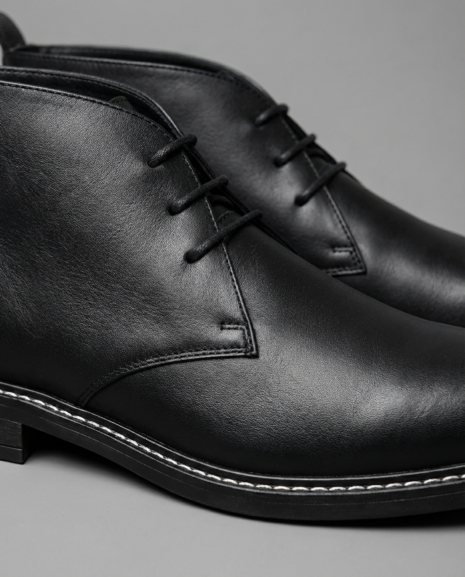 Leather Boots with All-Day Comfort