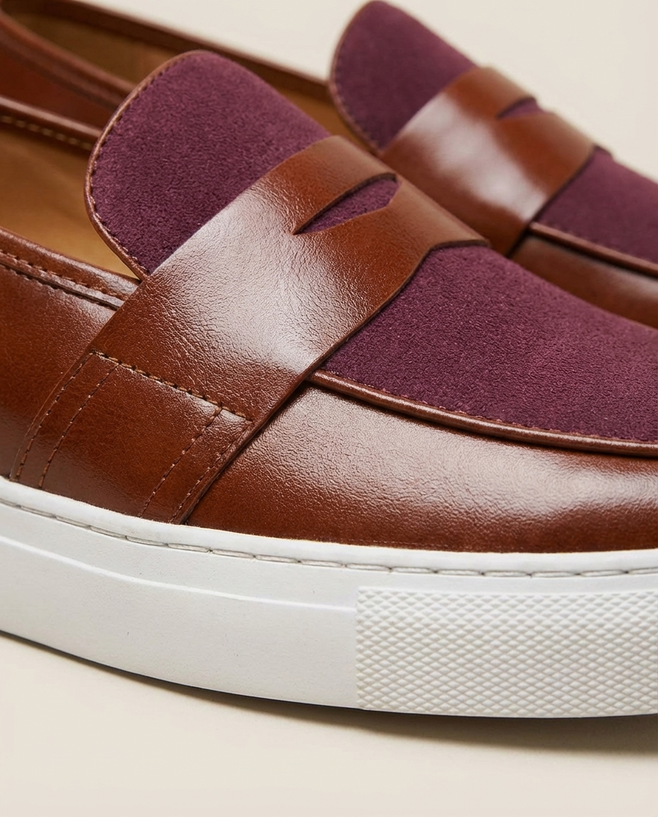 Full-Grain Leather Loafers with Reinforced Stitching