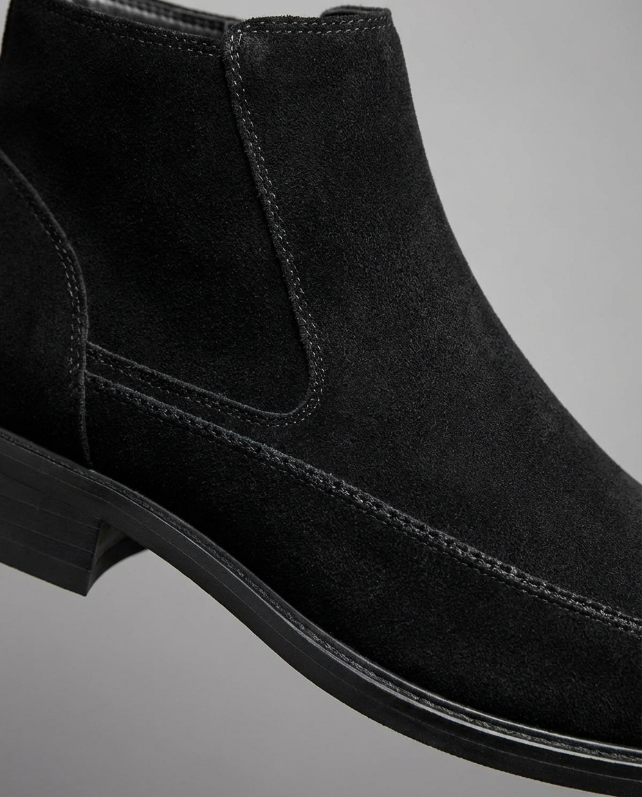 Suede Chelsea Boots with Broken-In Comfort