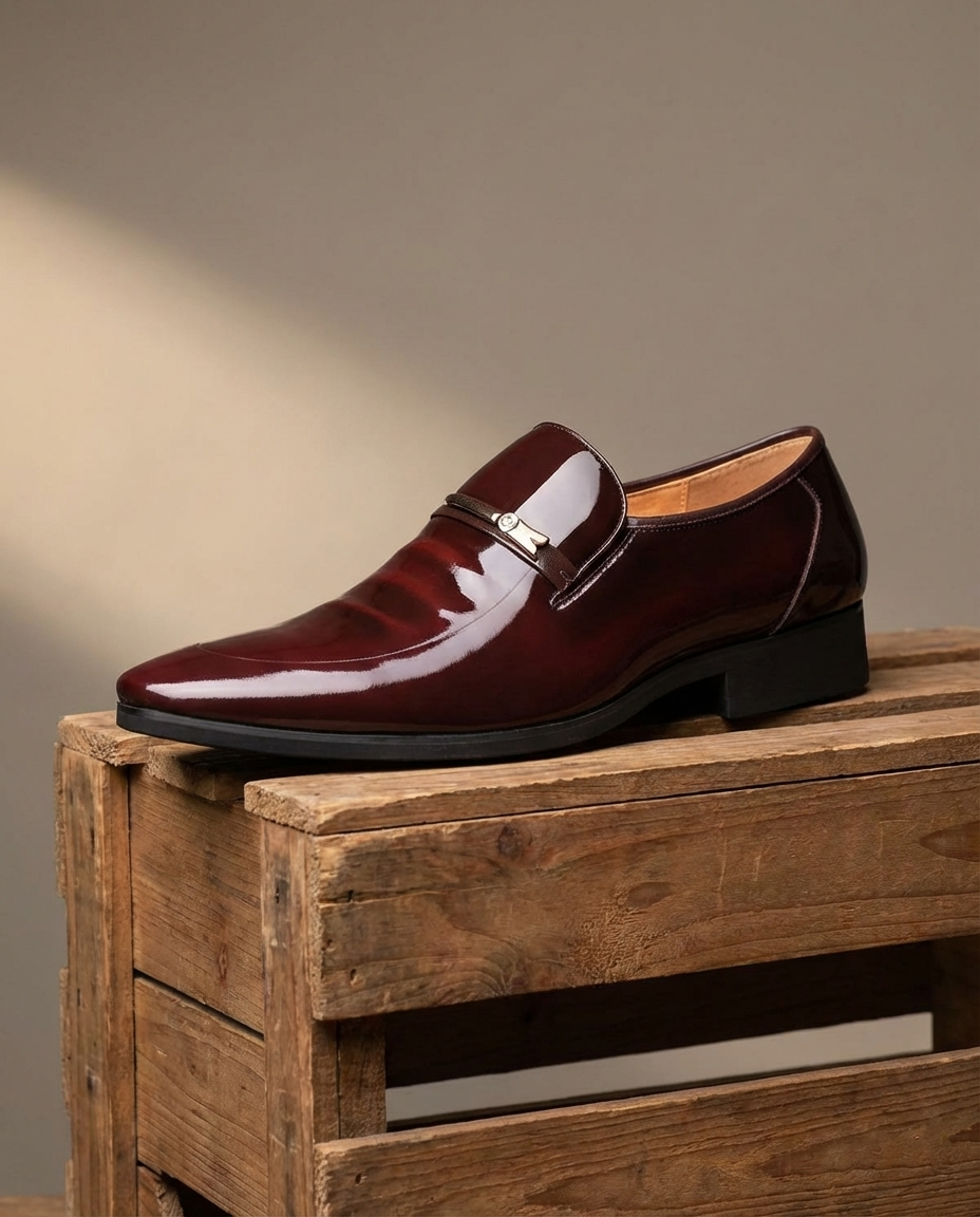 Smart-Casual Polished Leather Loafers