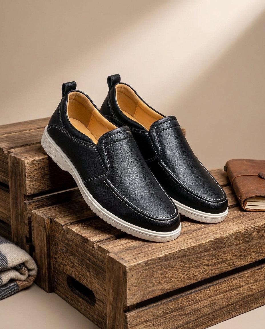 Leather Loafers with All-Day Comfort