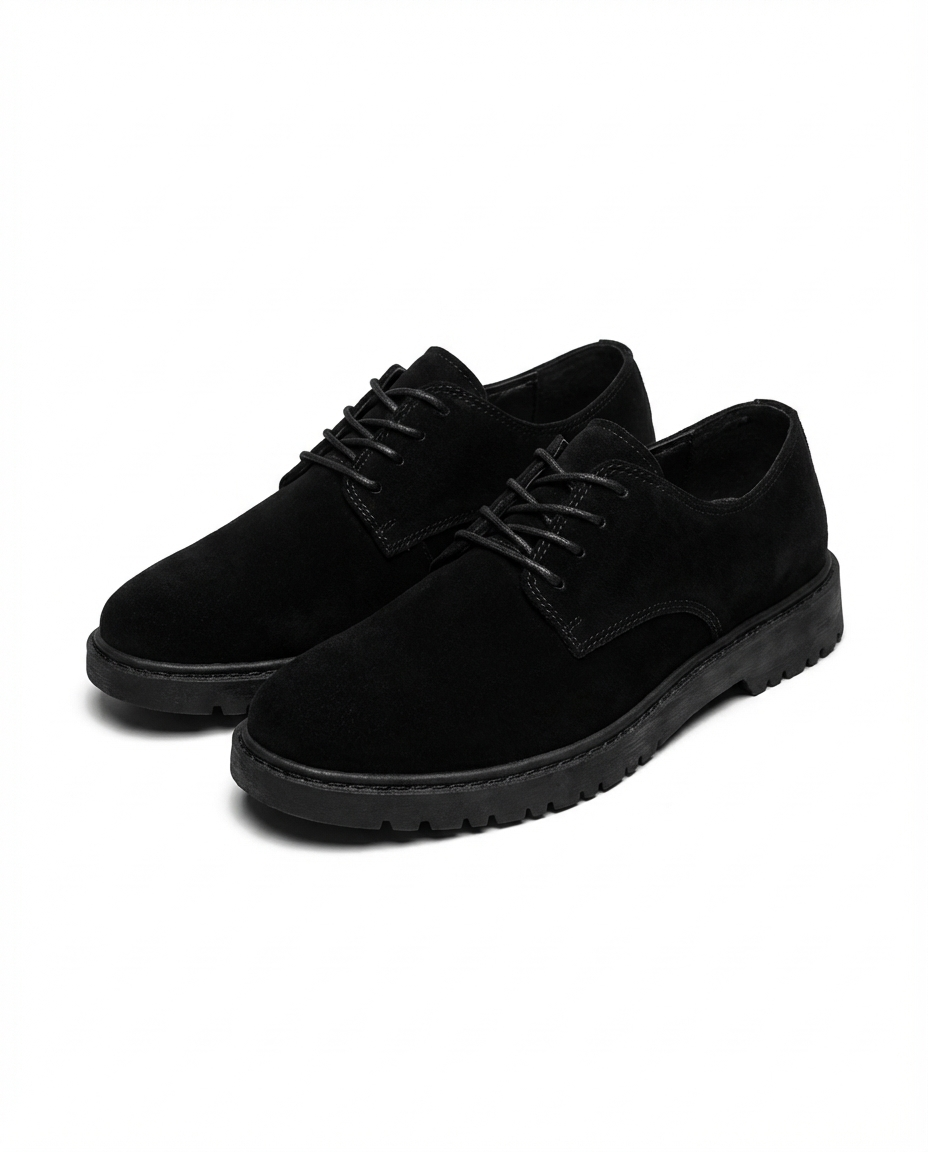 Suede Chukka Boots with Lace-Up Closure