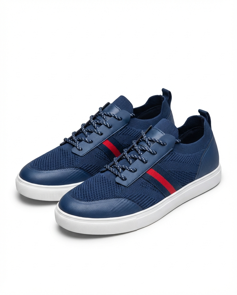 Air Mesh Sneakers with Cushioned Sole