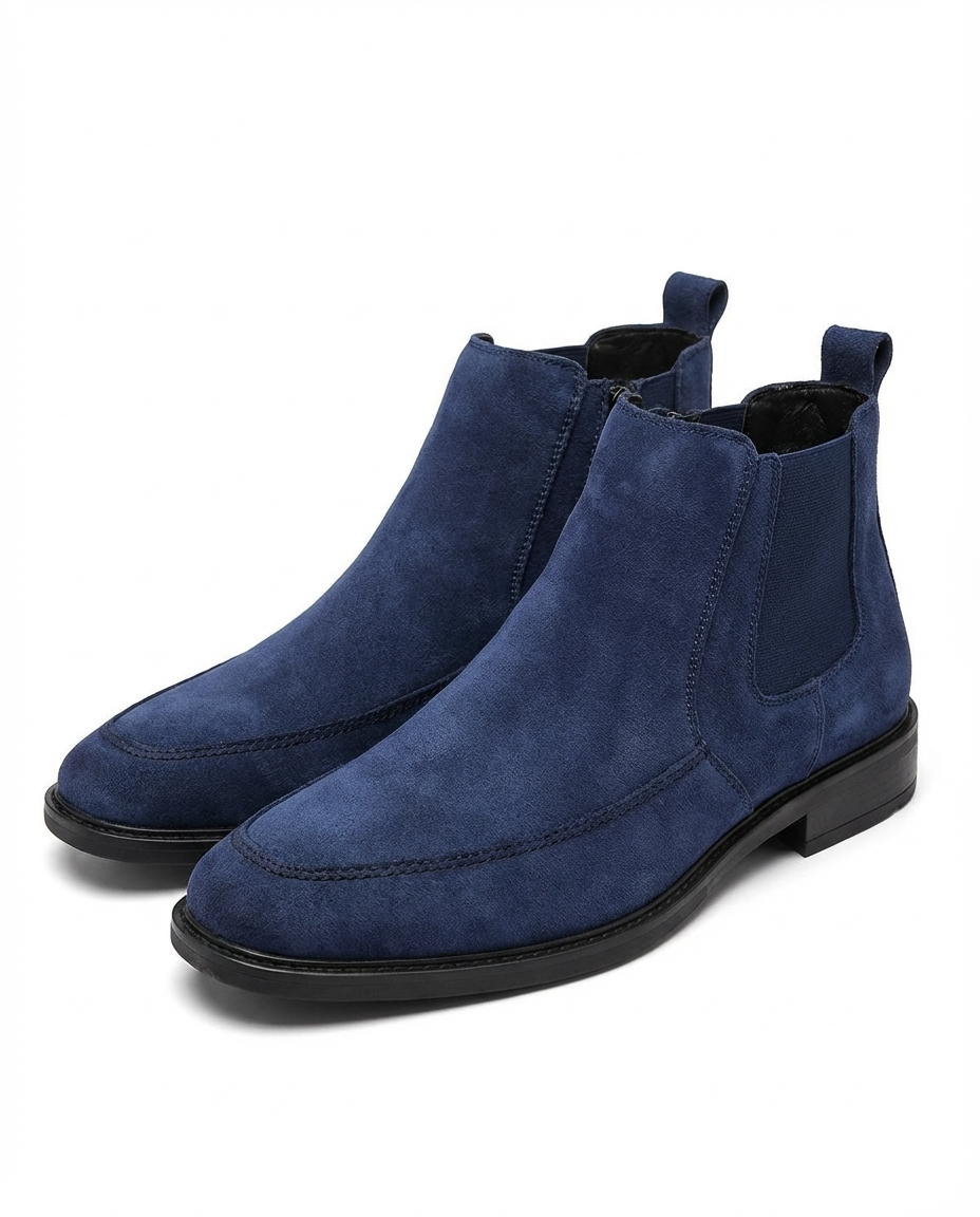 Suede Chelsea Boots with Broken-In Comfort