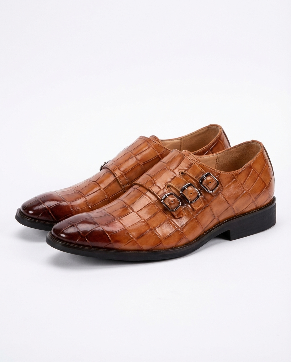 Refined Full-Grain Leather Oxford Shoes with Patina Finish