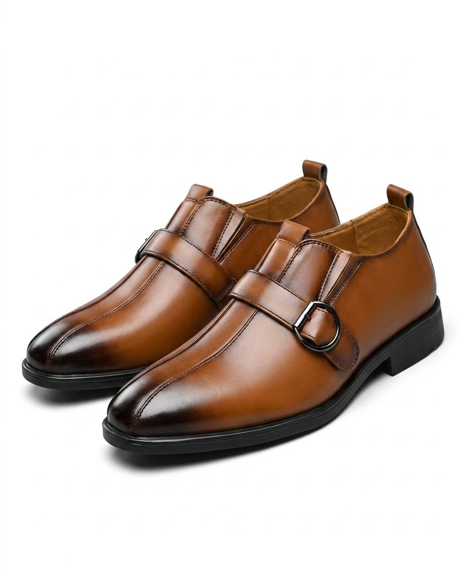 Full-Grain Leather Derby Shoes with All-Day Comfort