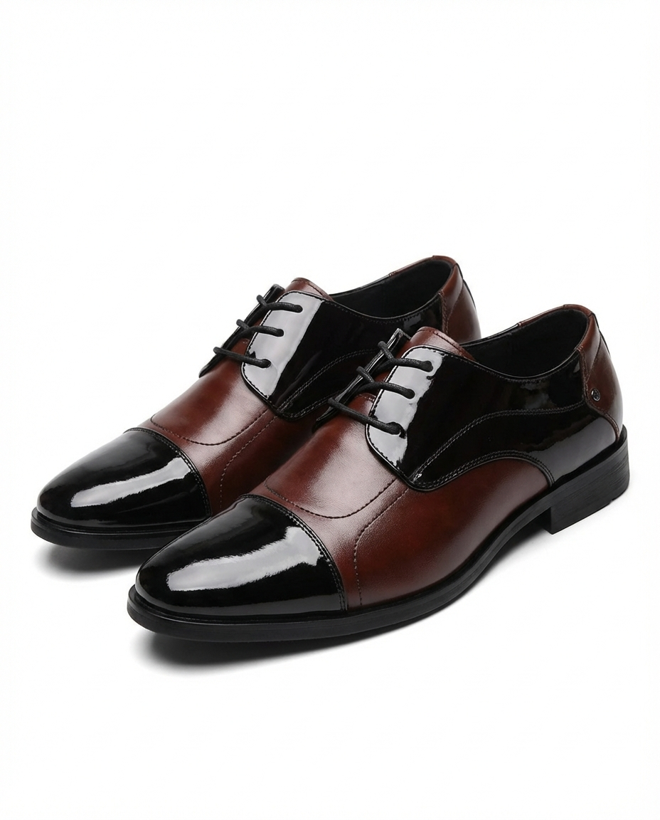 Refined Full-Grain Leather Oxford Shoes