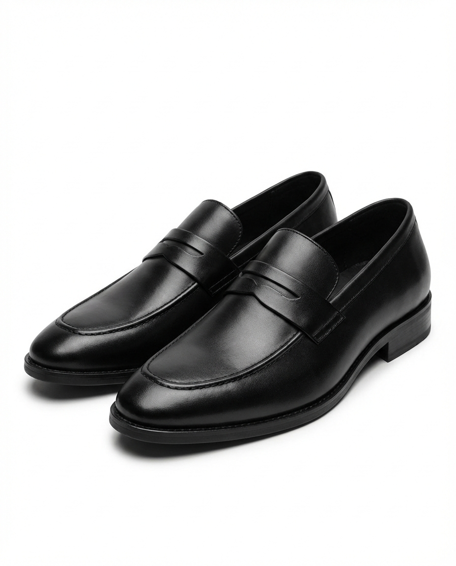 Full-Grain Leather Oxford Shoes with Cushioned Insole