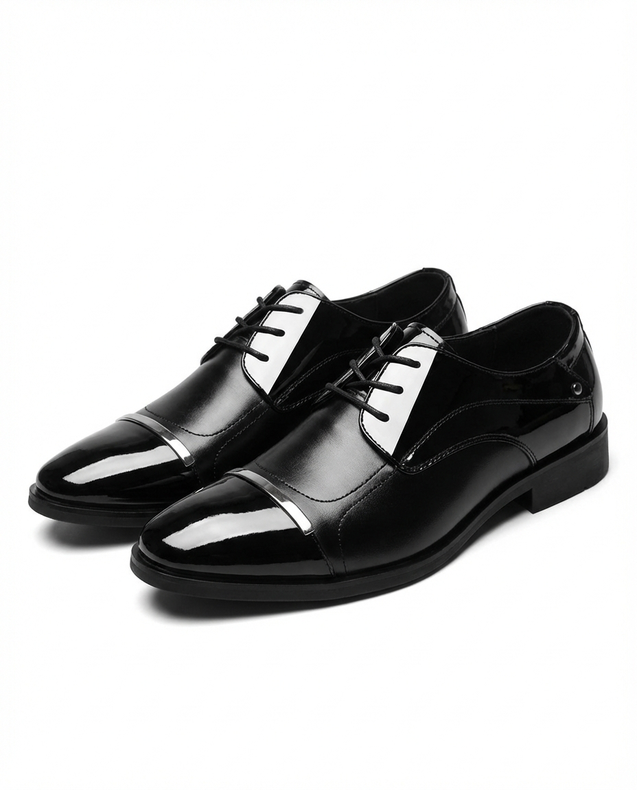 Refined Full-Grain Leather Oxford Shoes
