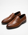 Full-Grain Leather Oxford Shoes with Cushioned Insole