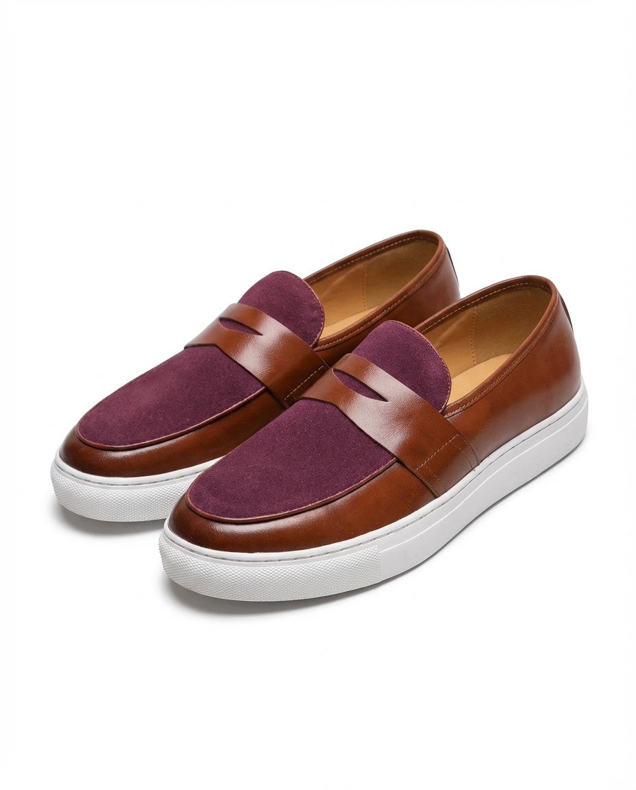 Full-Grain Leather Loafers with Reinforced Stitching