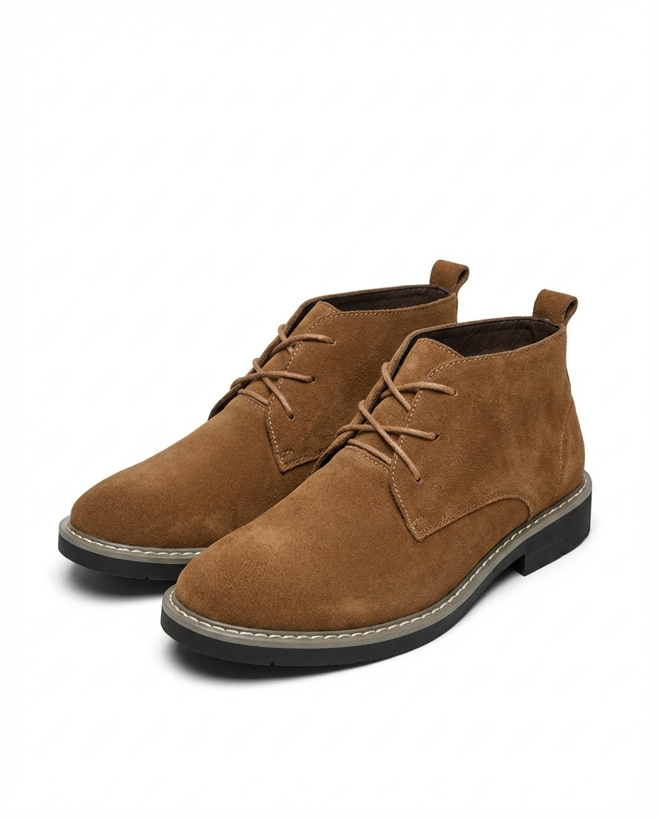 Full-Grain Leather Chelsea Boots with Elastic Side Panels and Patina Finish