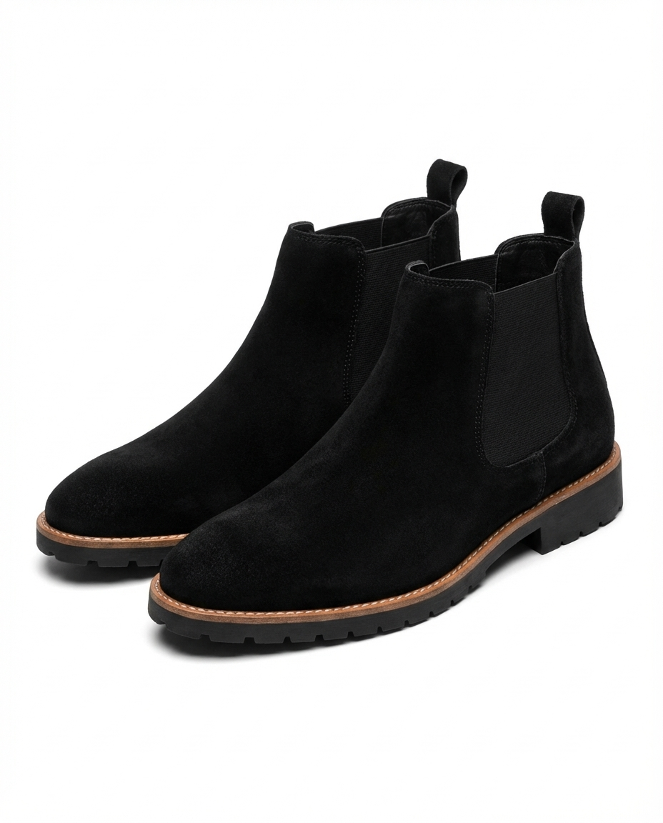 Full-Grain Leather Chelsea Boots with All-Day Comfort
