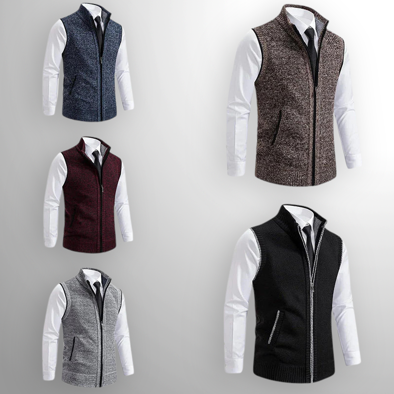 Warm Denim Vest