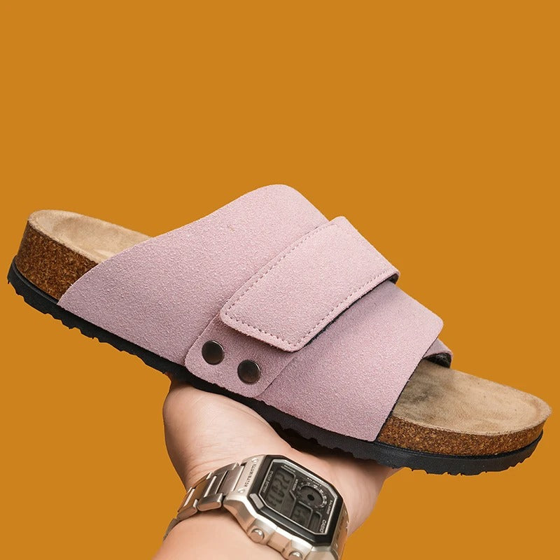 Casual Leather Slides