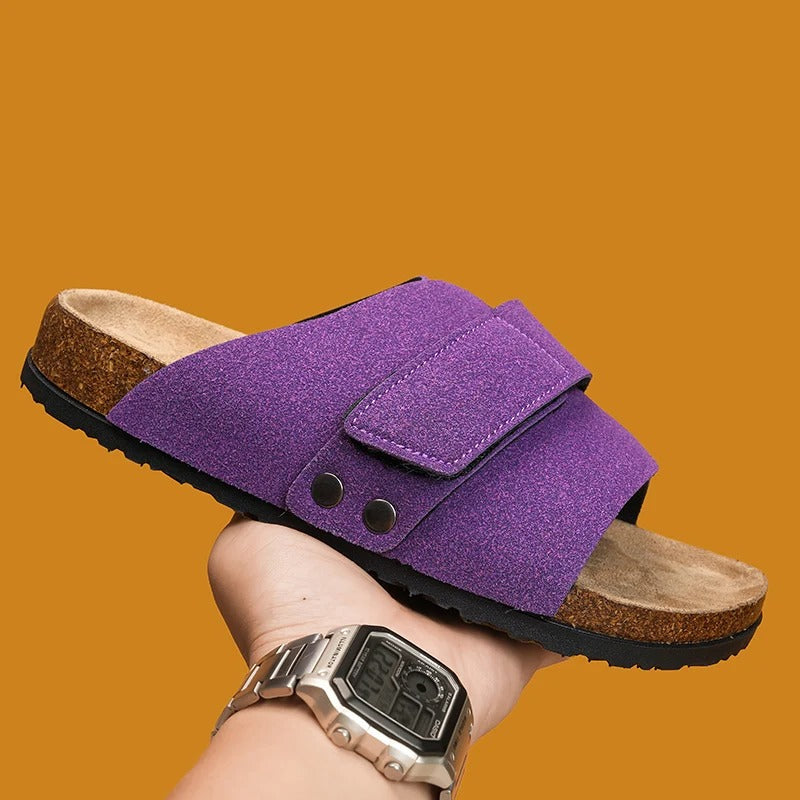 Casual Leather Slides