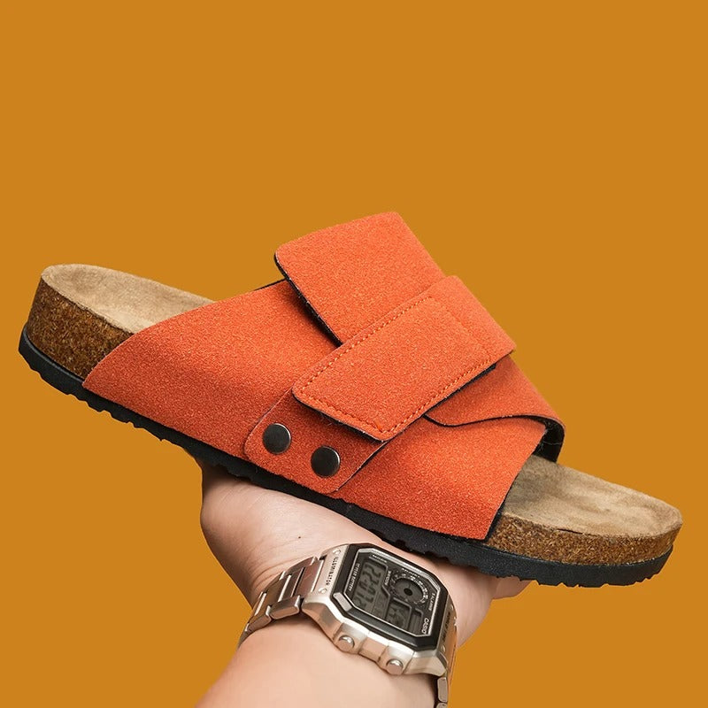 Casual Leather Slides