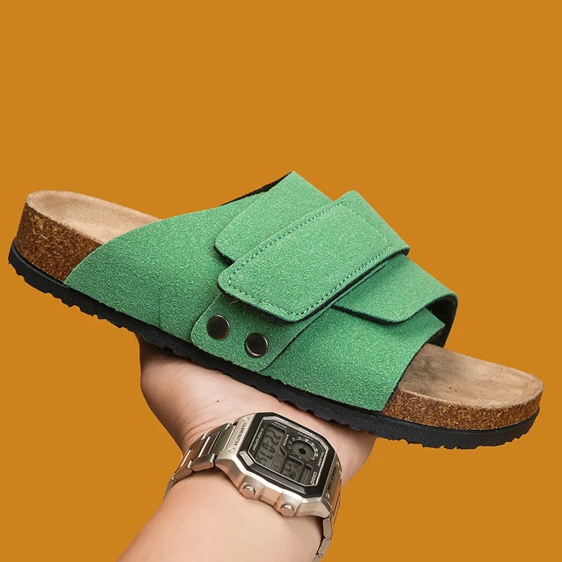 Casual Leather Slides