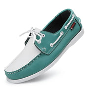 Teal/White