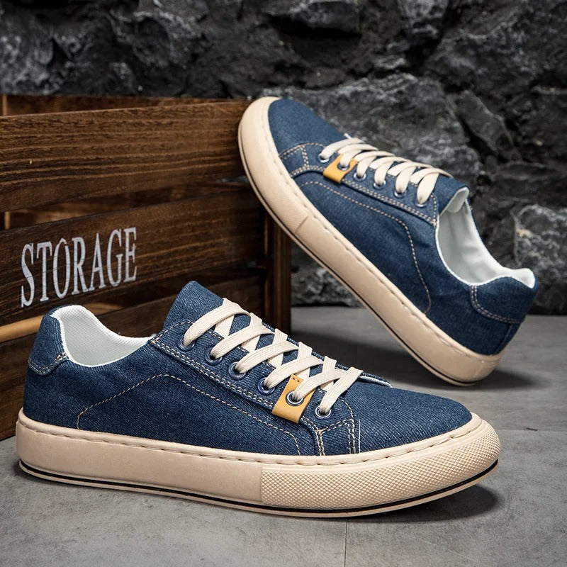 Canvas Sneakers with Slip-Resistant Tread
