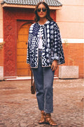 Quilted Flower Print Jacket