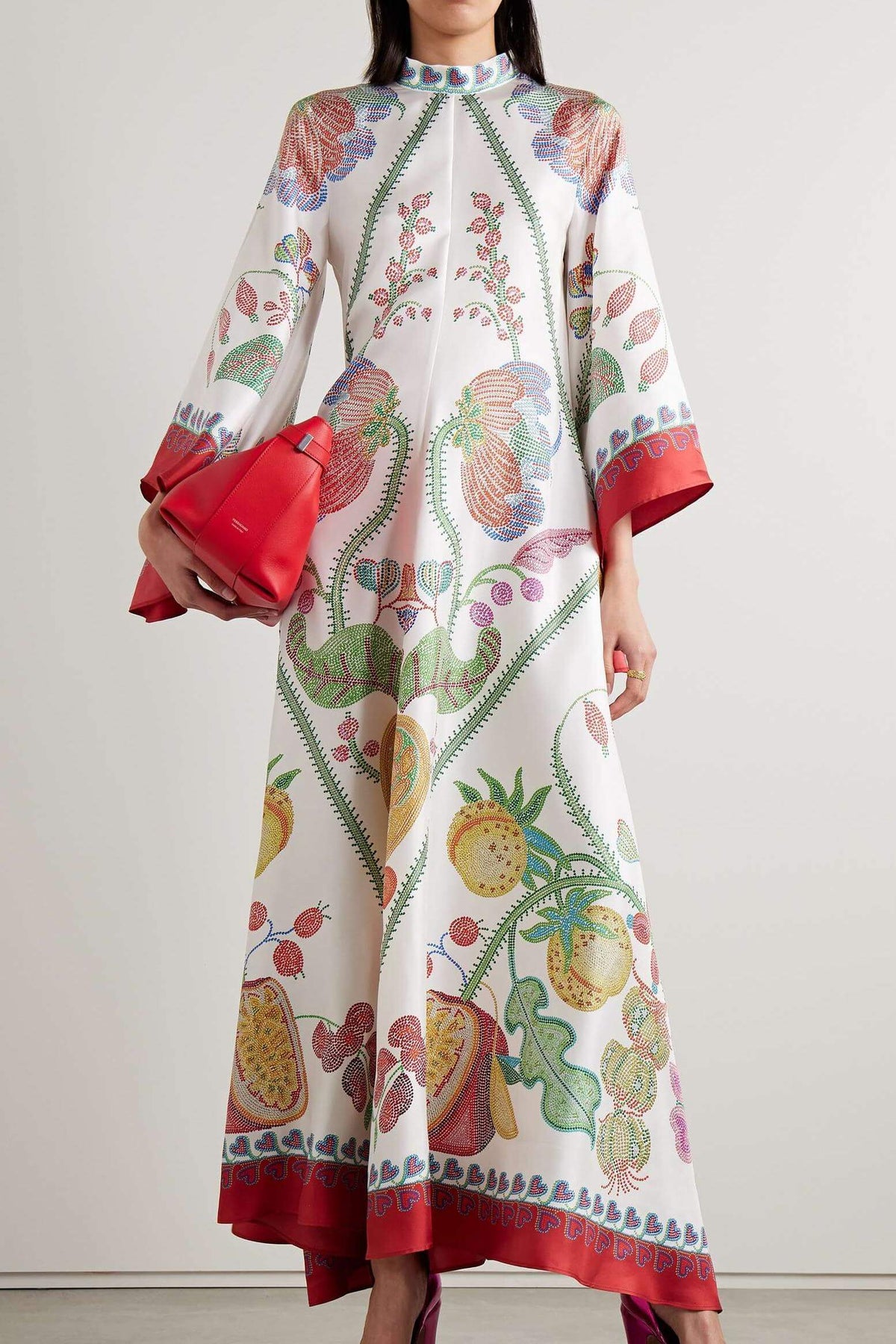 Magnifico Patterned Maxi-Length Dress