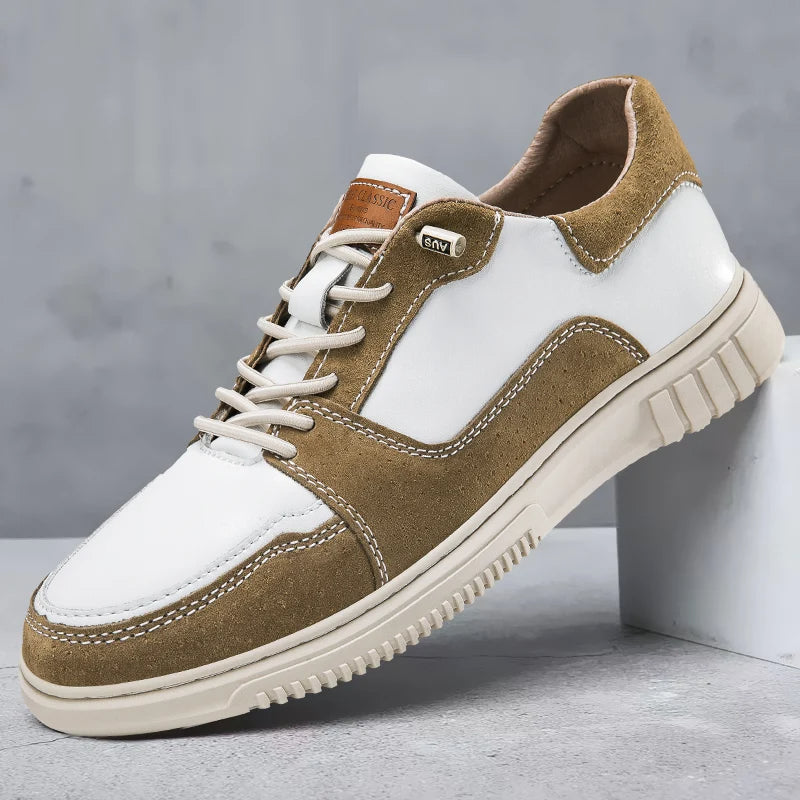 Leather Shoes with Cushioned Insole