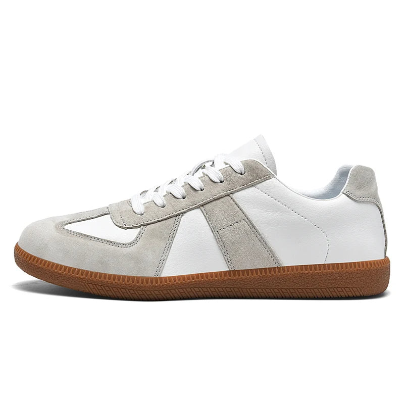 Suede Sneakers with Cushioned Insole