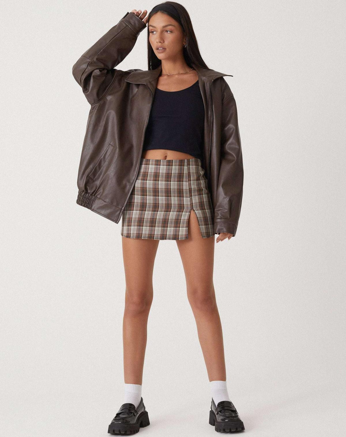 Modern Oversized Leather Jacket