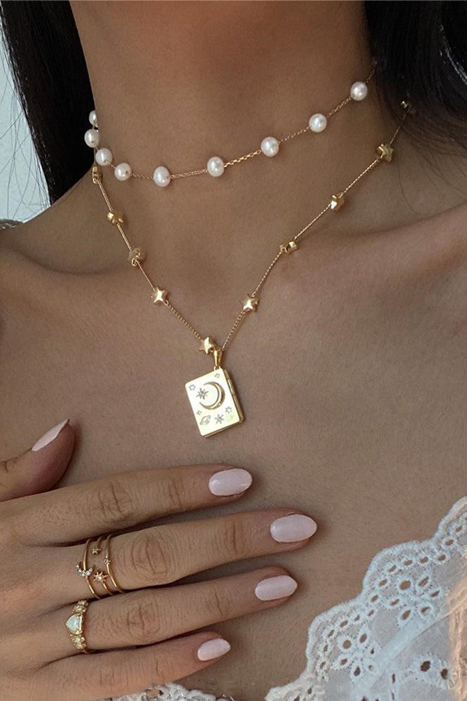 Statement You're My Soulmate Openable Constellation Book Necklace