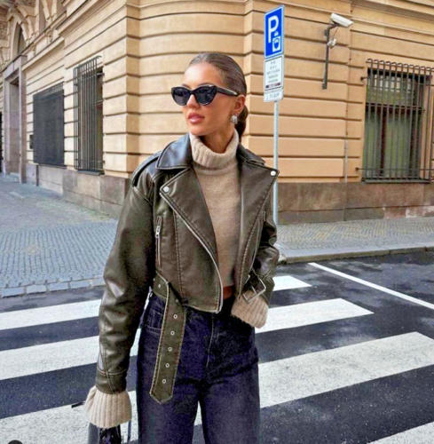 Classic Black Leather Jacket